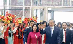 Chùm ảnh khai mạc trọng thể Đại hội đại biểu toàn quốc MTTQ Việt Nam lần thứ XI 