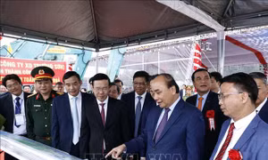 Chủ tịch nước dự Lễ khởi công xây dựng cảng Liên Chiểu, Đà Nẵng