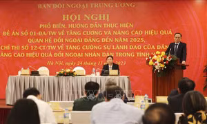 Định hướng hoạt động đối ngoại và hội nhập quốc tế của cấp ủy, chính quyền các cấp