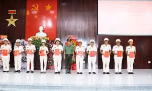 Thành lập Công an thị xã Tịnh Biên, An Giang