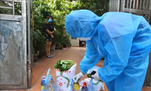 Hà Nội: Xã Tân Lập chăm lo đời sống người dân khu vực bị phong tỏa