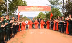 Công trình 'Sao sáng buôn, làng' thắp sáng vùng biên