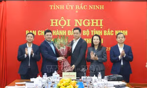 Đồng chí Trần Huy Phương được bầu giữ chức Phó Bí thư Tỉnh ủy Bắc Ninh