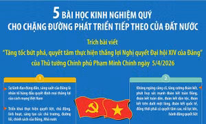 5 bài học kinh nghiệm quý cho chặng đường phát triển tiếp theo của đất nước