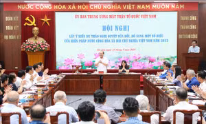Bảo đảm phát huy dân chủ, thực chất trong lấy ý kiến nhân dân sửa đổi Hiến pháp 2013