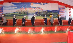 Yên Bái khởi công đường nối Quốc lộ 32 với cao tốc Nội Bài - Lào Cai 