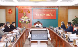 Xem xét kết quả kiểm tra khi có dấu hiệu vi phạm đối với Ban Thường vụ Đảng ủy Học viện Quân y 