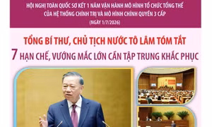 Tổng Bí thư, Chủ tịch nước Tô Lâm: 7 hạn chế, vướng mắc lớn cần tập trung khắc phục 