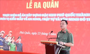 Xây dựng Đặc khu Phú Quốc thành 'Đơn vị kiểu mẫu về an ninh trật tự và văn minh đô thị'