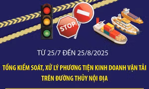 Tổng kiểm soát, xử lý phương tiện kinh doanh vận tải trên đường thủy nội địa