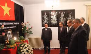 Lễ viếng và mở sổ tang nguyên Chủ tịch nước Lê Đức Anh tại Algeria, Saudi Arabia