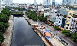 Đảm bảo tiến độ xây dựng cống bao sông Tô Lịch 