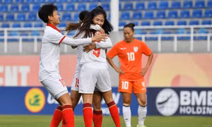 Vòng loại Olympic 2024: Đội tuyển nữ Việt Nam có được 3 điểm đầu tiên