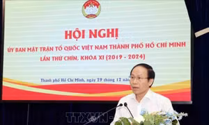 Ủy ban MTTQ Việt Nam TP Hồ Chí Minh thông qua chương trình phối hợp hành động 2023