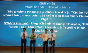 Trao Giải báo chí Nam Trung bộ lần thứ nhất