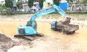 Khẩn trương khắc phục tình trạng ngập cục bộ ở thành phố Đà Lạt