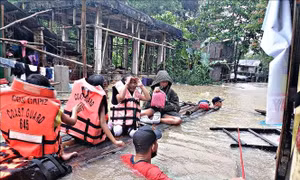 Điện thăm hỏi về thiệt hại do bão ở Philipines