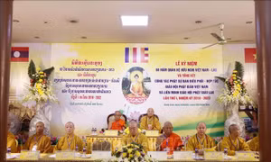 Trung ương Giáo hội Phật giáo Việt Nam và Lào kỷ niệm Năm Đoàn kết hữu nghị