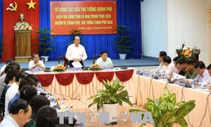 Tổ công tác của Thủ tướng Chính phủ làm việc tại Cà Mau