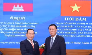 Thúc đẩy hợp tác giữa Thanh tra Chính phủ Việt Nam và Bộ Thanh tra Campuchia