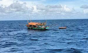 An Giang: Bắt giữ tàu cá có dấu hiệu vi phạm IUU