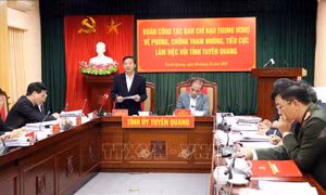 Tập trung thanh, kiểm tra những lĩnh vực dễ phát sinh tham nhũng