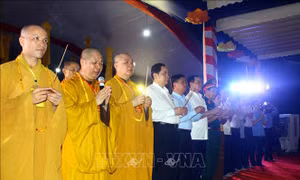 Đại lễ cầu siêu tại Nghĩa trang Liệt sỹ Quốc tế Việt – Lào
