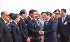 Thủ tướng Phạm Minh Chính kết thúc chuyến thăm chính thức và làm việc tại Lào