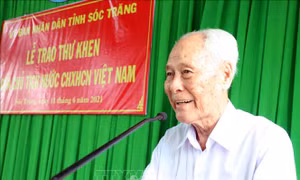 Toàn văn thư của Chủ tịch nước biểu dương cụ Trần Cang nhiều năm làm từ thiện