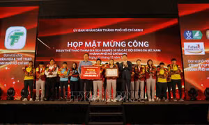 TP Hồ Chí Minh tuyên dương HLV, VĐV tham gia SEA Games 30