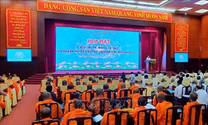 Gặp mặt nhân sĩ, trí thức và Ban quản trị các chùa Phật giáo Nam tông Khmer