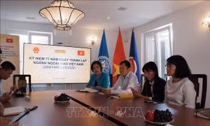 Trang trọng kỷ niệm 77 năm Ngày thành lập Ngành Ngoại giao Việt Nam tại Thụy Sĩ