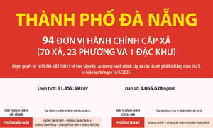 Thông tin chi tiết sắp xếp các đơn vị hành chính cấp xã của thành phố Đà Nẵng