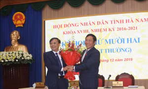 Ông Nguyễn Đức Vượng được bầu làm Phó Chủ tịch UBND tỉnh Hà Nam