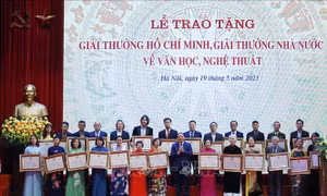 Điều kiện xét tặng 'Giải thưởng Hồ Chí Minh', 'Giải thưởng Nhà nước' về văn học, nghệ thuật