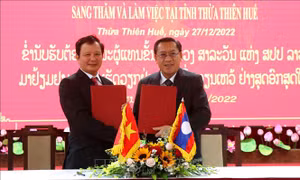 Thừa Thiên - Huế tăng cường hợp tác, hỗ trợ tỉnh Salavan của Lào