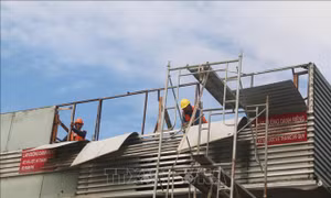 Chính thức tháo dỡ trạm thu phí cầu Đồng Nai