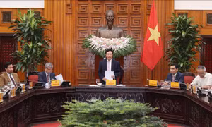 Phó Thủ tướng Phạm Bình Minh tiếp Đoàn doanh nghiệp của Hội phát triển hợp tác kinh tế Việt Nam-ASEAN
