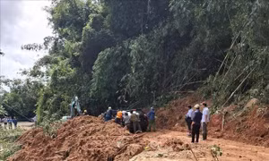 Các tuyến Quốc lộ bị ách tắc do sạt lở, ngập ở Lâm Đồng đã lưu thông trở lại