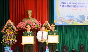 Xây dựng quân đội vững mạnh, củng cố quốc phòng toàn dân