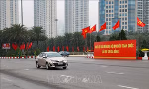 Đảm bảo an ninh trật tự, an toàn giao thông cho phiên khai mạc Đại hội XIV của Đảng