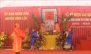 Tri ân những đóng góp cho đất nước của Minh Khang Thái Vương Trịnh Kiểm