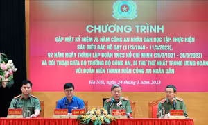 Phát huy sức trẻ, tính xung kích của đoàn viên thanh niên Công an nhân dân
