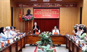 Chủ tịch Quốc hội làm việc với Ban Chỉ đạo công tác bầu cử tỉnh Kiên Giang