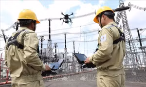 PTC3 ứng dụng thiết bị bay không người lái vào quản lý vận hành lưới điện