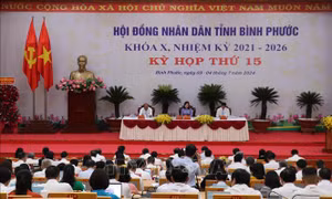 Chủ tịch Quốc hội dự Kỳ họp thứ 15 Hội đồng nhân dân tỉnh Bình Phước