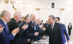 Tổng Bí thư Tô Lâm gặp mặt tri ân với các nhân sĩ, trí thức, chuyên gia Nga từng giúp đỡ Việt Nam