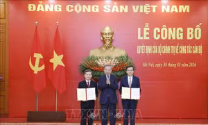 Bộ Chính trị quyết định phân công, bổ nhiệm, chỉ định Trưởng ban Nội chính Trung ương và Giám đốc Học viện Chính trị quốc gia Hồ Chí Minh