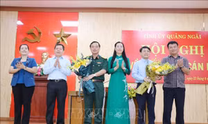 Bầu bổ sung 2 Ủy viên Ban Thường vụ Tỉnh ủy Quảng Ngãi