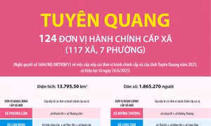 Thông tin chi tiết sắp xếp các đơn vị hành chính cấp xã của tỉnh Tuyên Quang
